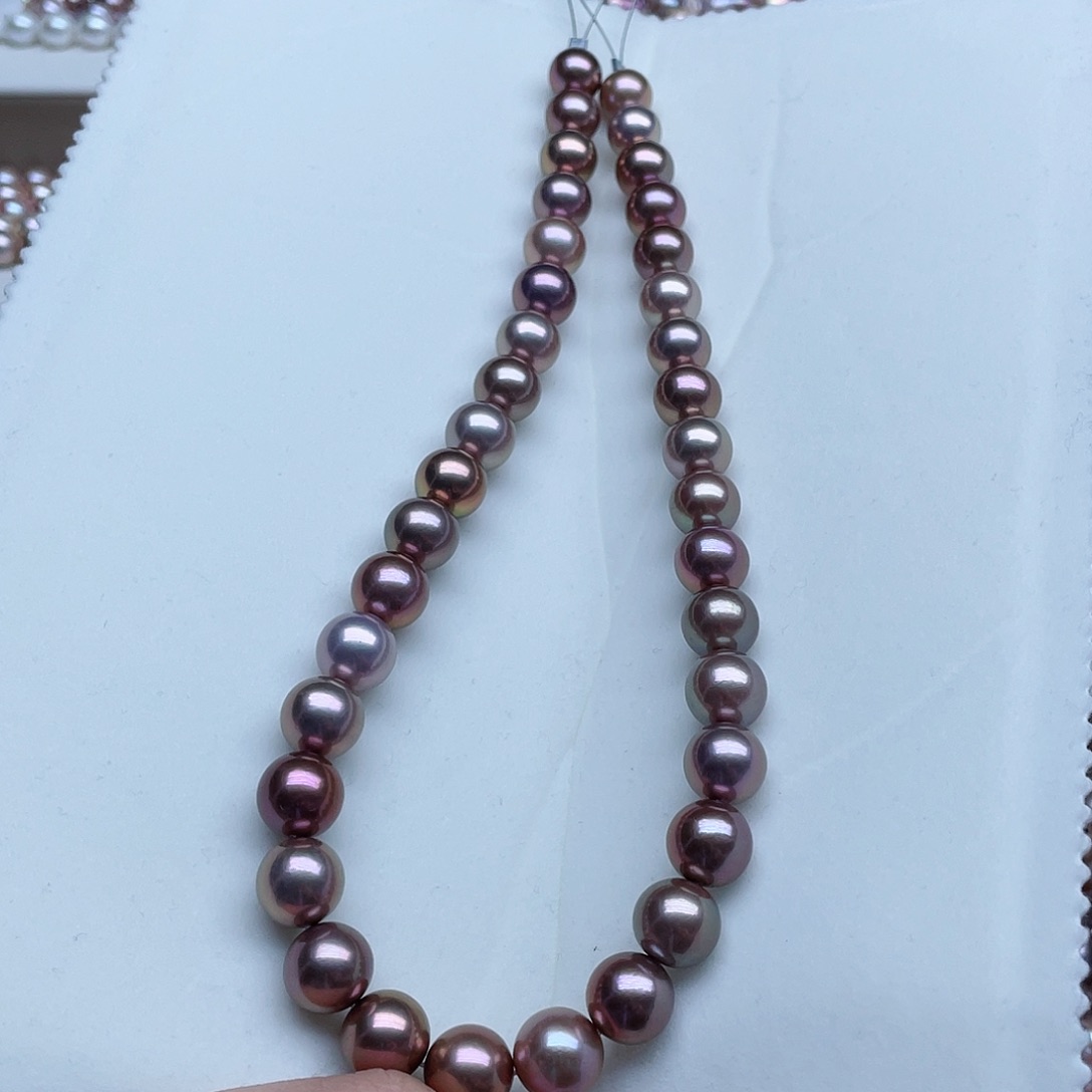 淡水珍珠颈饰银S925镶嵌