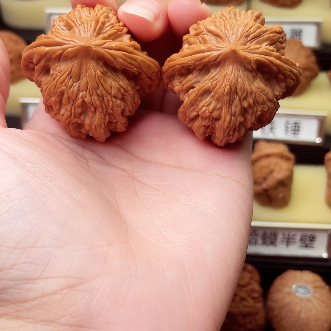 吊坠文玩核桃虎头43全品334