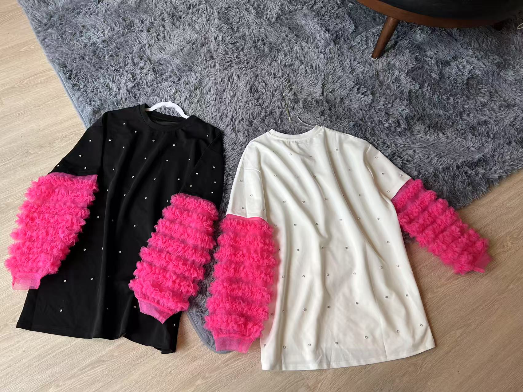 T62 短袖长袖洋气时尚百搭夏季镂空韩版时尚衬衣