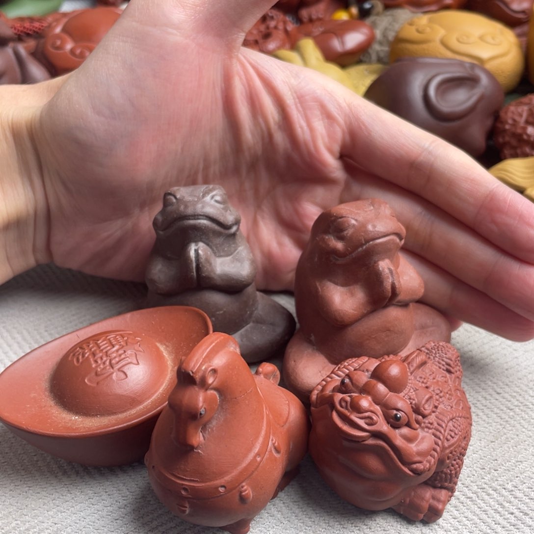 紫砂茶宠紫砂瑕疵