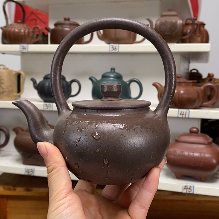 紫砂茶壶全手工制作的