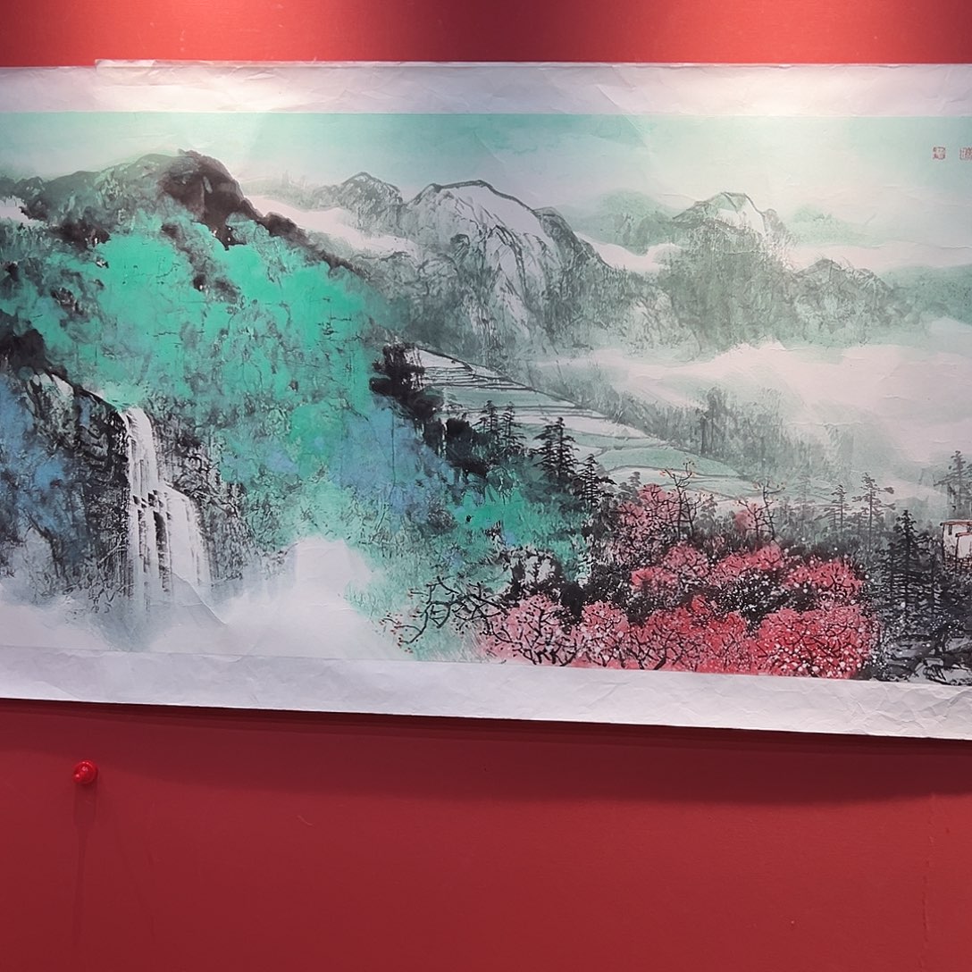 国画曹根建国画作品