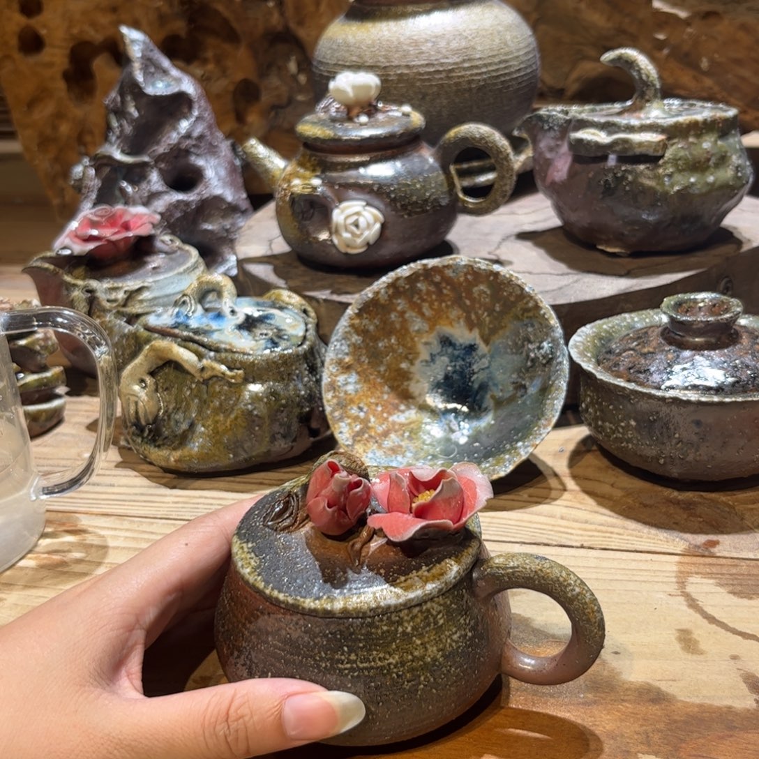 柴烧茶具福利茶器