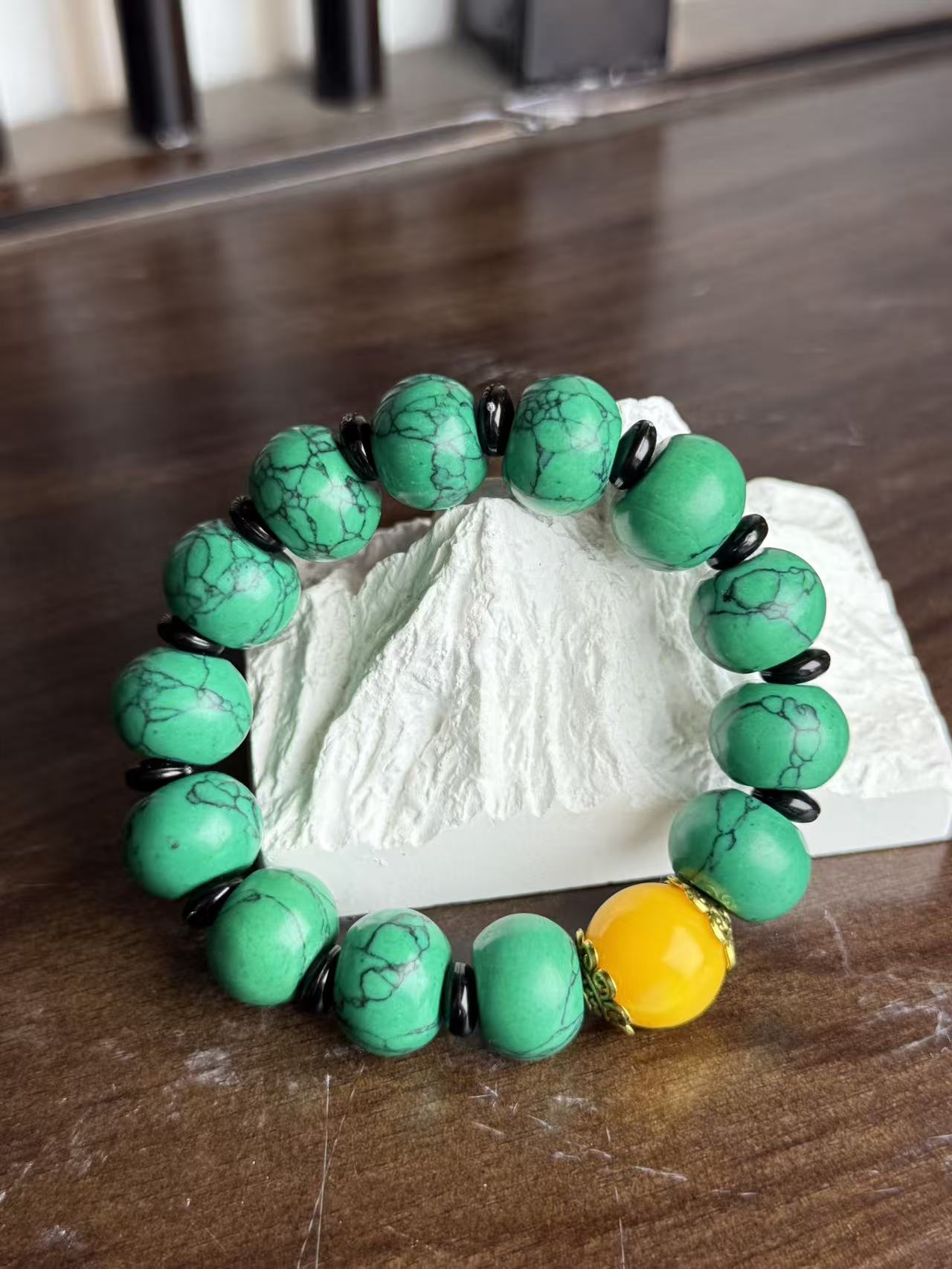 手链 【福瀚】绿s单圈带一点黄