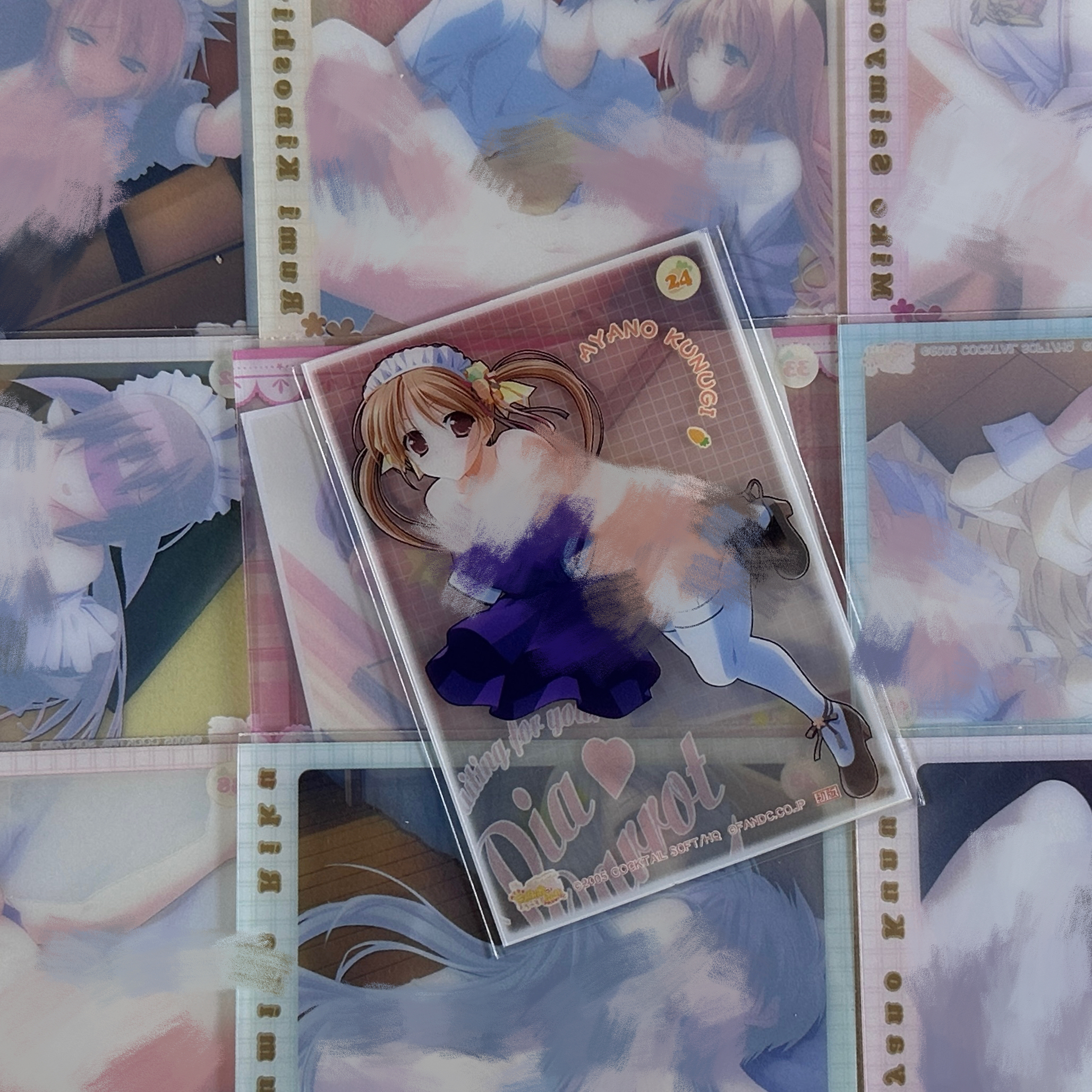 快餐厅之恋收藏卡 透卡 一单一抽需补邮 不可去重