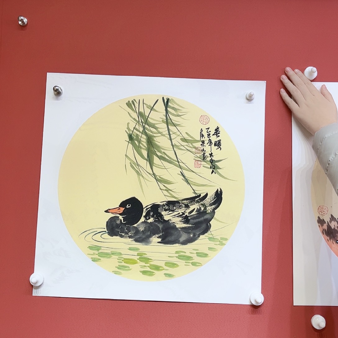 国画侯果山老师亲笔手绘作品朵 