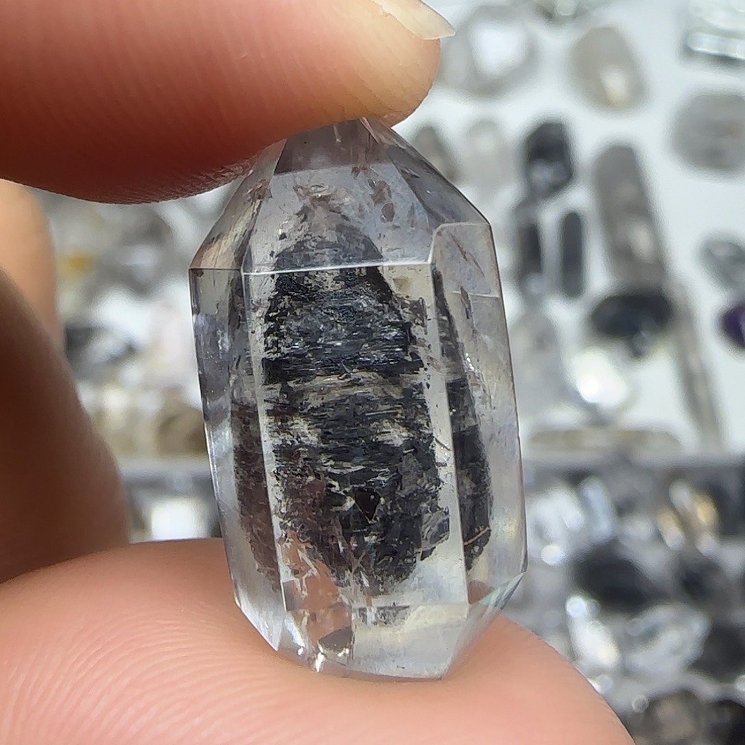 珠宝半成品未镶嵌水晶糖心闪灵随形