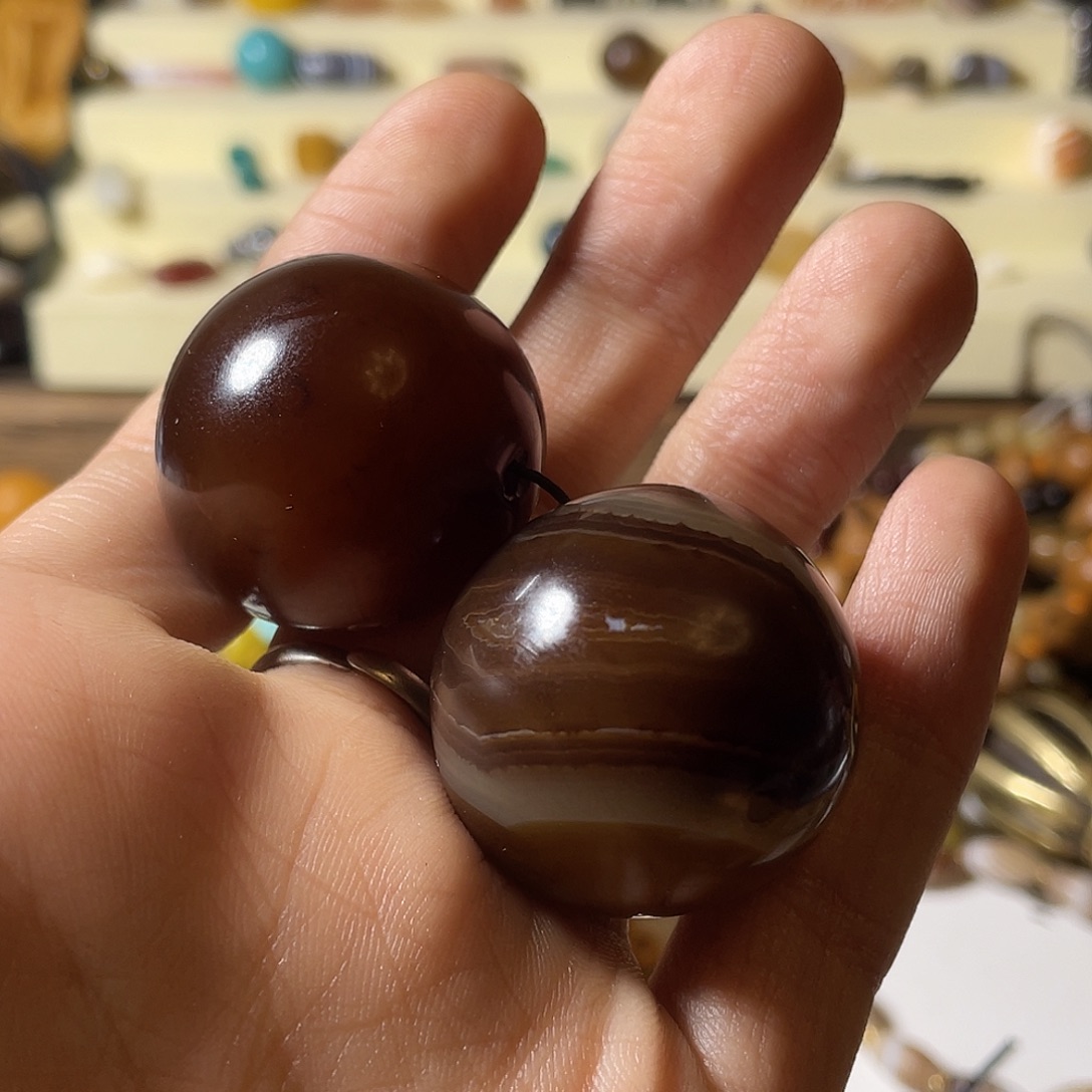 ✾***࿐白玉菩提吊坠珠子