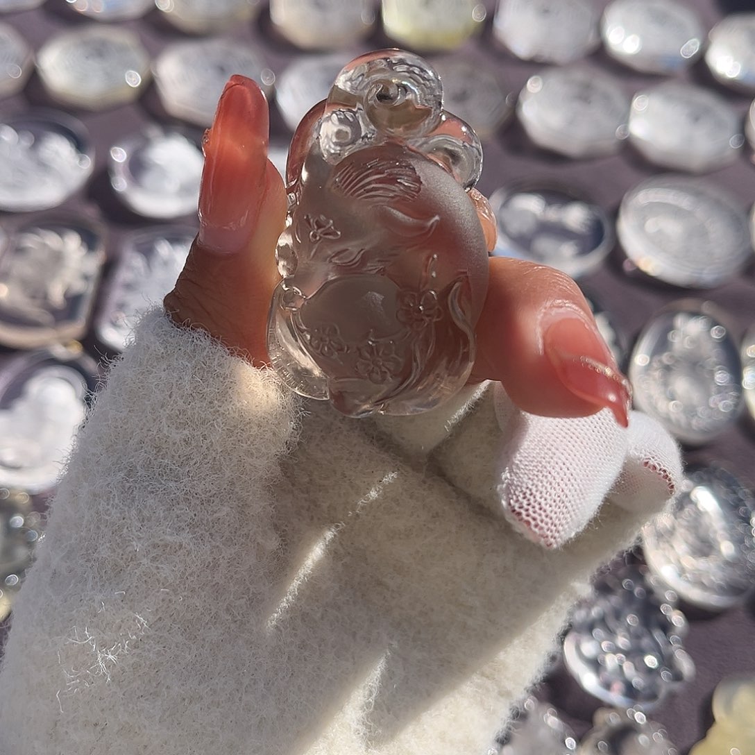 水晶手链未镶嵌起**星茶晶狐狸