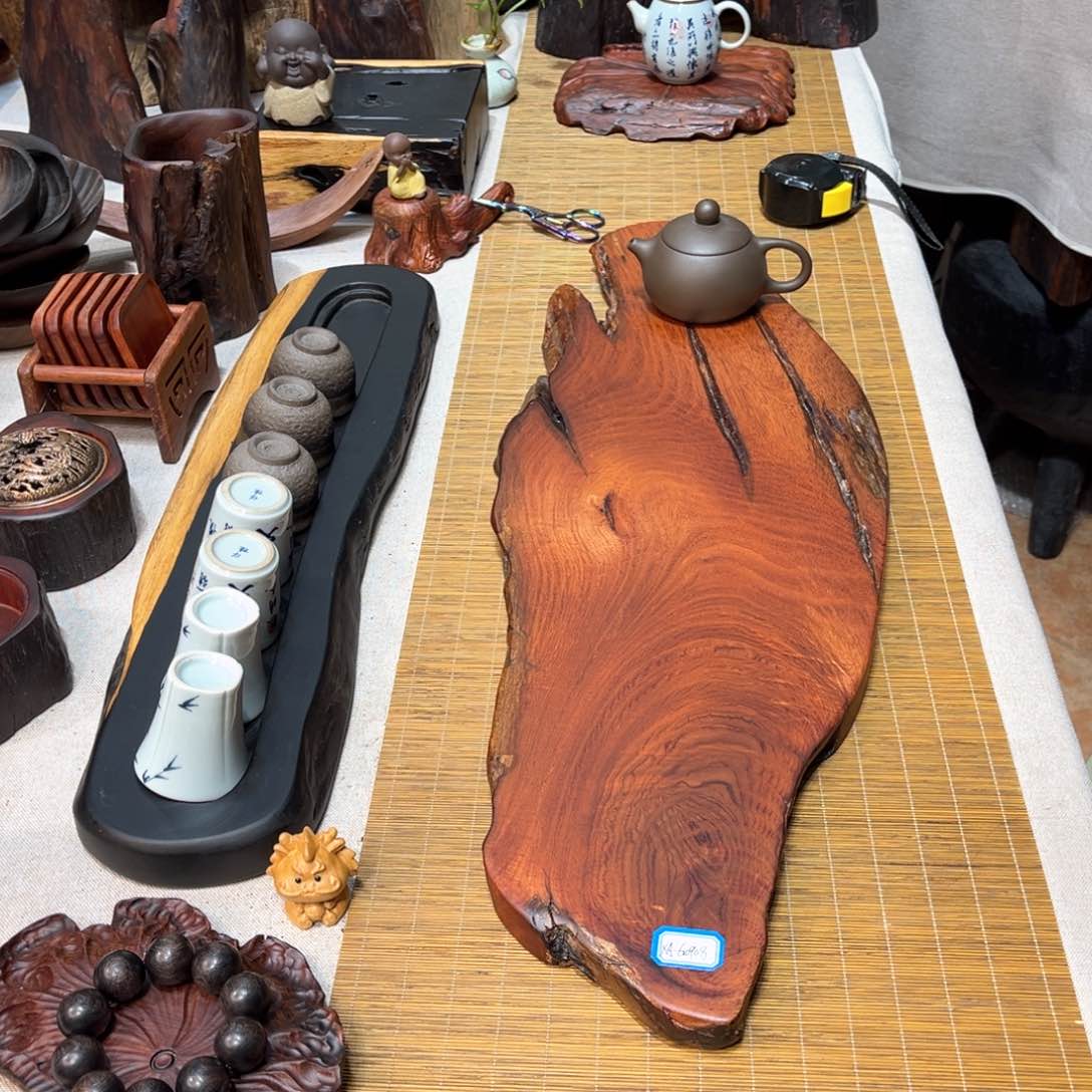 老挝酸枝干泡茶盘