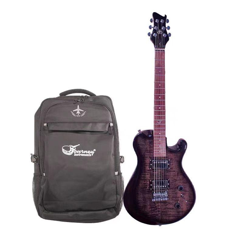 Journey倬尼OE990折叠旅行旅游可拆卸便携式LES PAUL背包电吉他