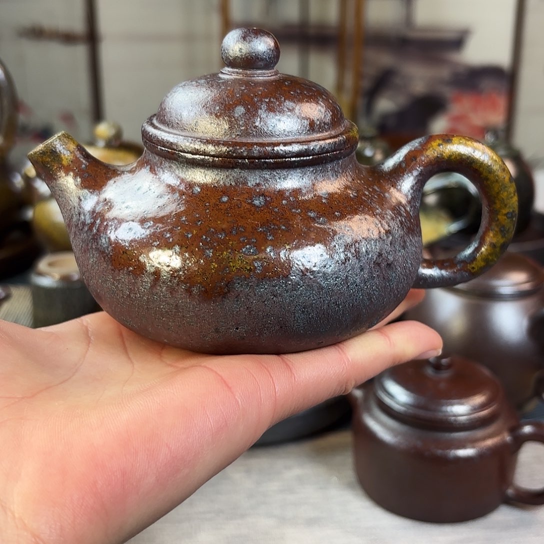 壶柴烧紫砂段泥容天