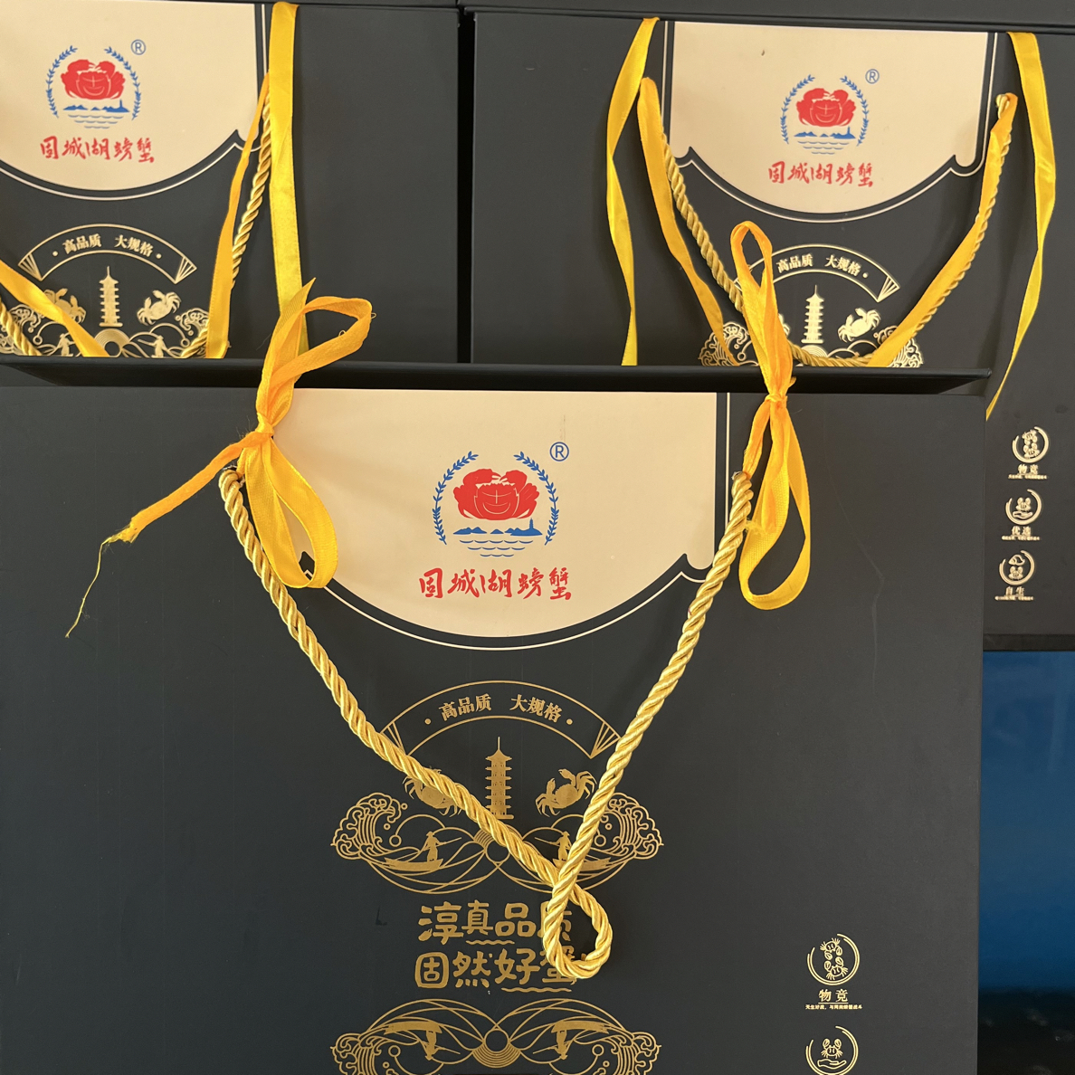 【固城湖螃蟹】2.8两母3.5两公8只礼盒装