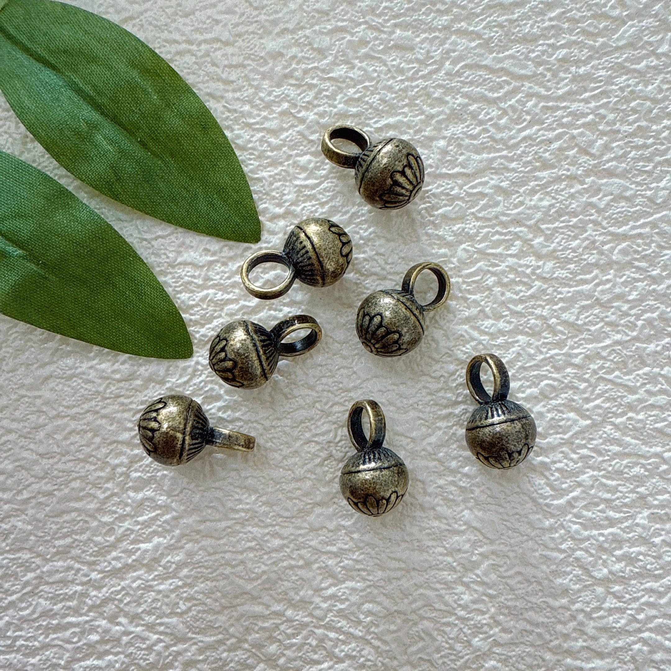 【复古黄铜扣】高脚做旧钮扣古典新中式钮扣旗袍扣子唐装汉服纽扣