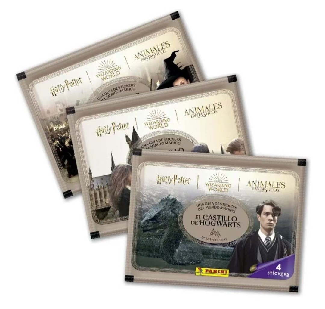 帕尼尼PANINI哈利波特城堡建筑贴纸收藏大贴正版盲袋【拆卡】
