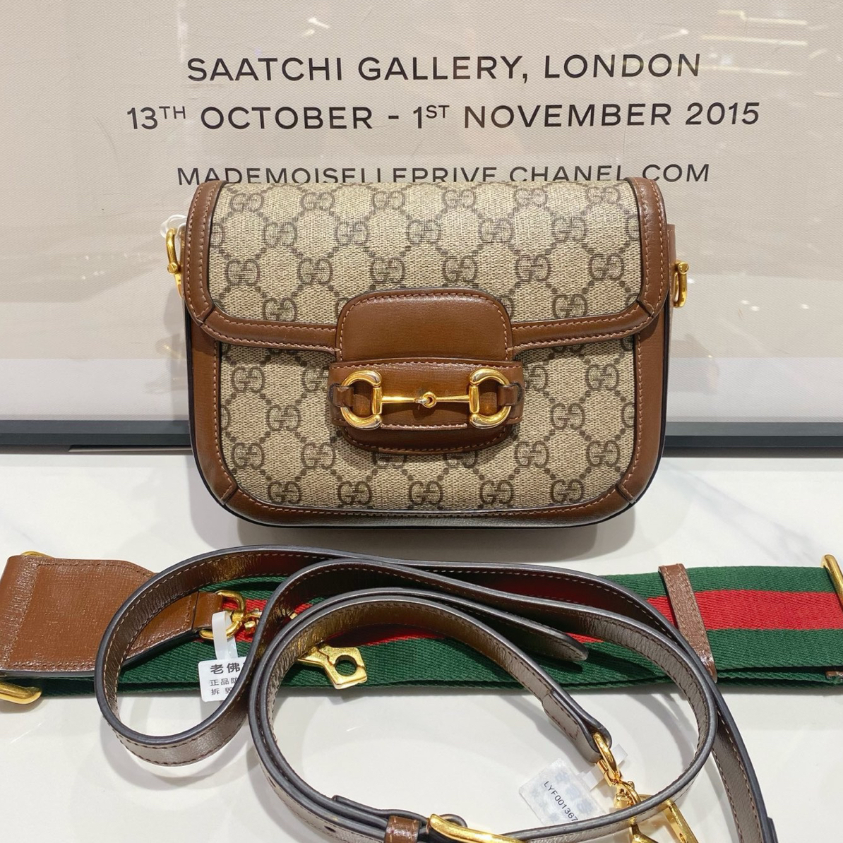 95新 GUCCI/古驰 gucci 1955小号 单肩斜挎包（13674）