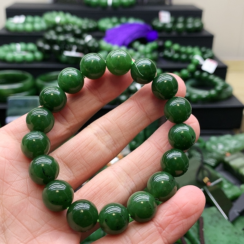 【闪购商品】和田玉（碧玉）手链未镶嵌