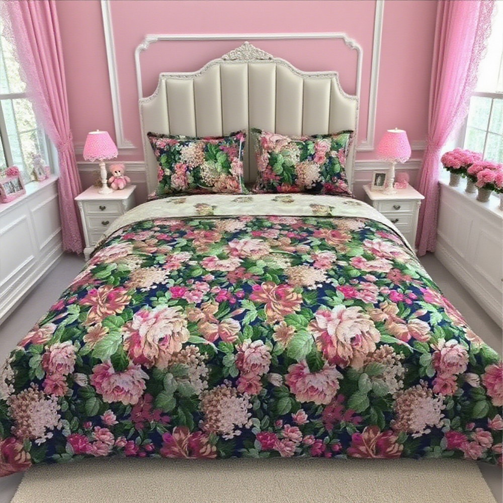 【董事冬季精心甄选】欧式柔软舒适200*230牡丹单童床单（不带包）yue