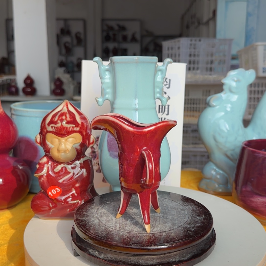 摆件陶郑家钧瓷摆件