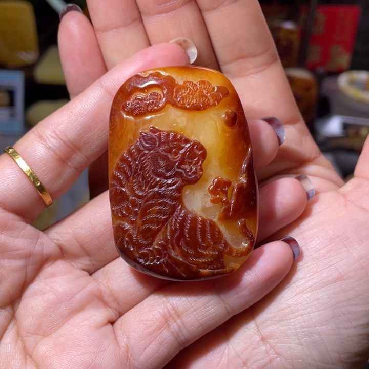 琥珀吊坠(不含链)未镶嵌