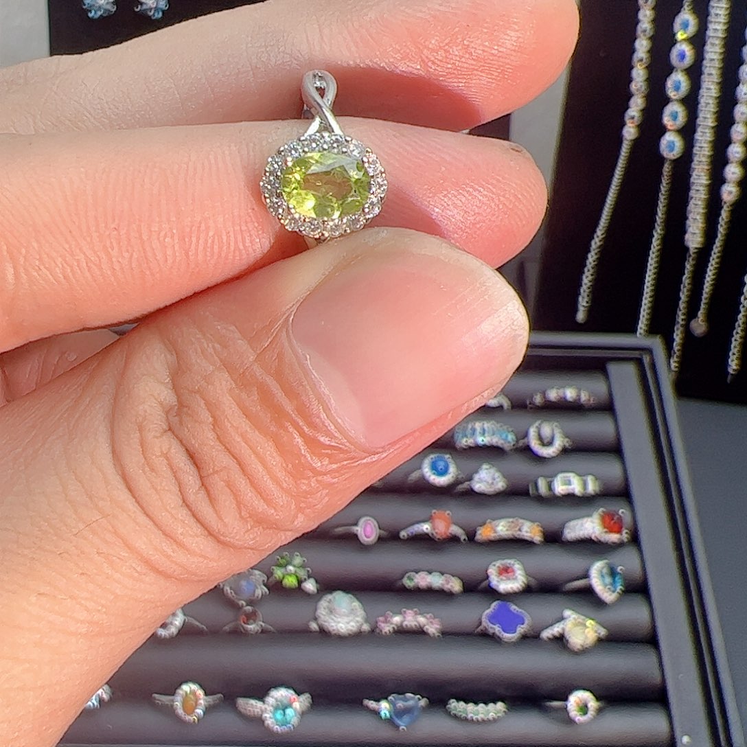 紫晶珠宝半成品银S925镶嵌