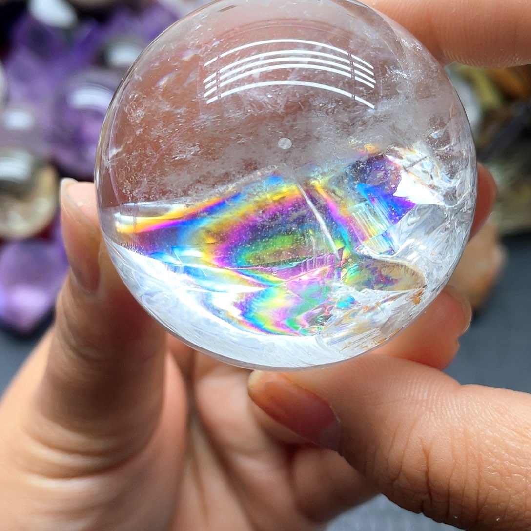 水晶未镶嵌珠宝半成品20卡5公分