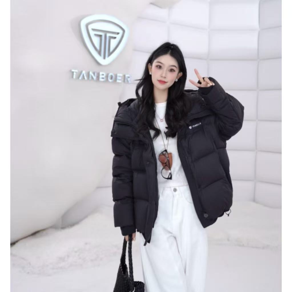 【周也同款】2025新款坦博尔短款户外保暖宽松运动加厚羽绒服外套