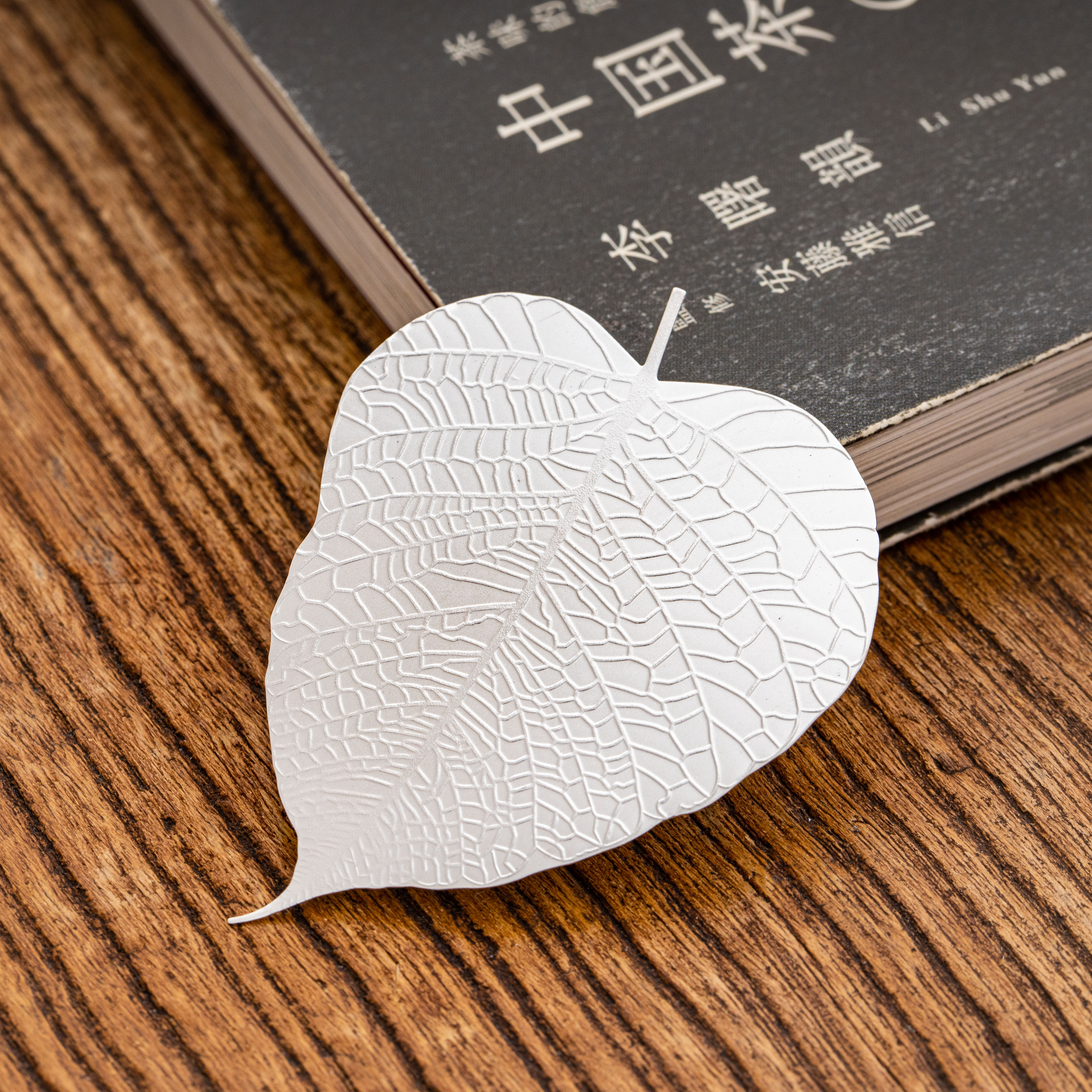 蜂鸟工坊 文创系列 菩提叶银叶子无孔银叶子 WCYP355