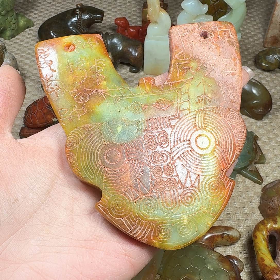 白玉菩提吊坠挂件