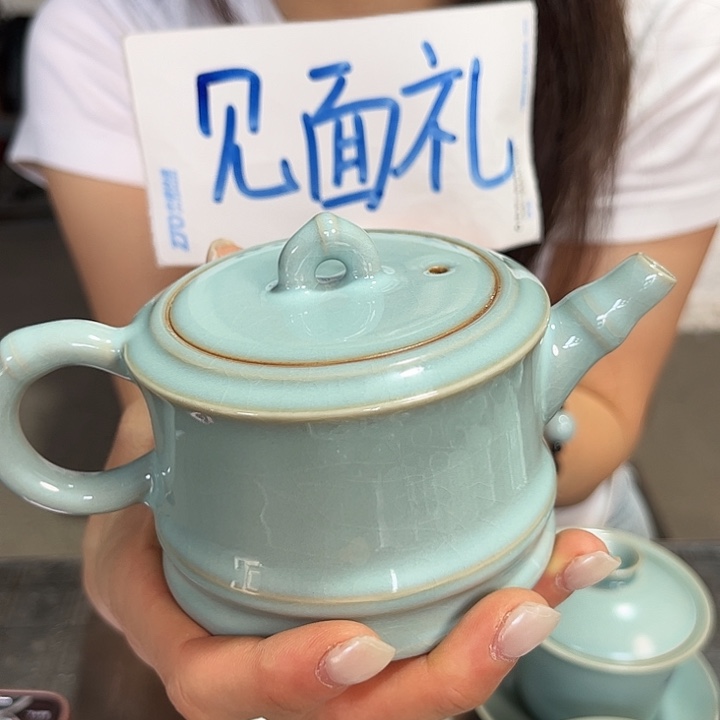 原产地原矿原釉竹节壶