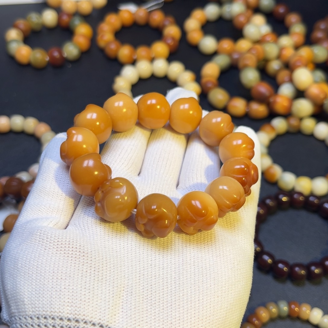 菩提根/象牙果吊坠爱心猫爪咖色全品