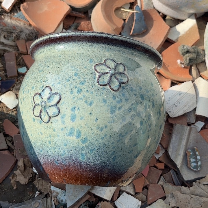 正品紫砂口20高18,5瑕疵