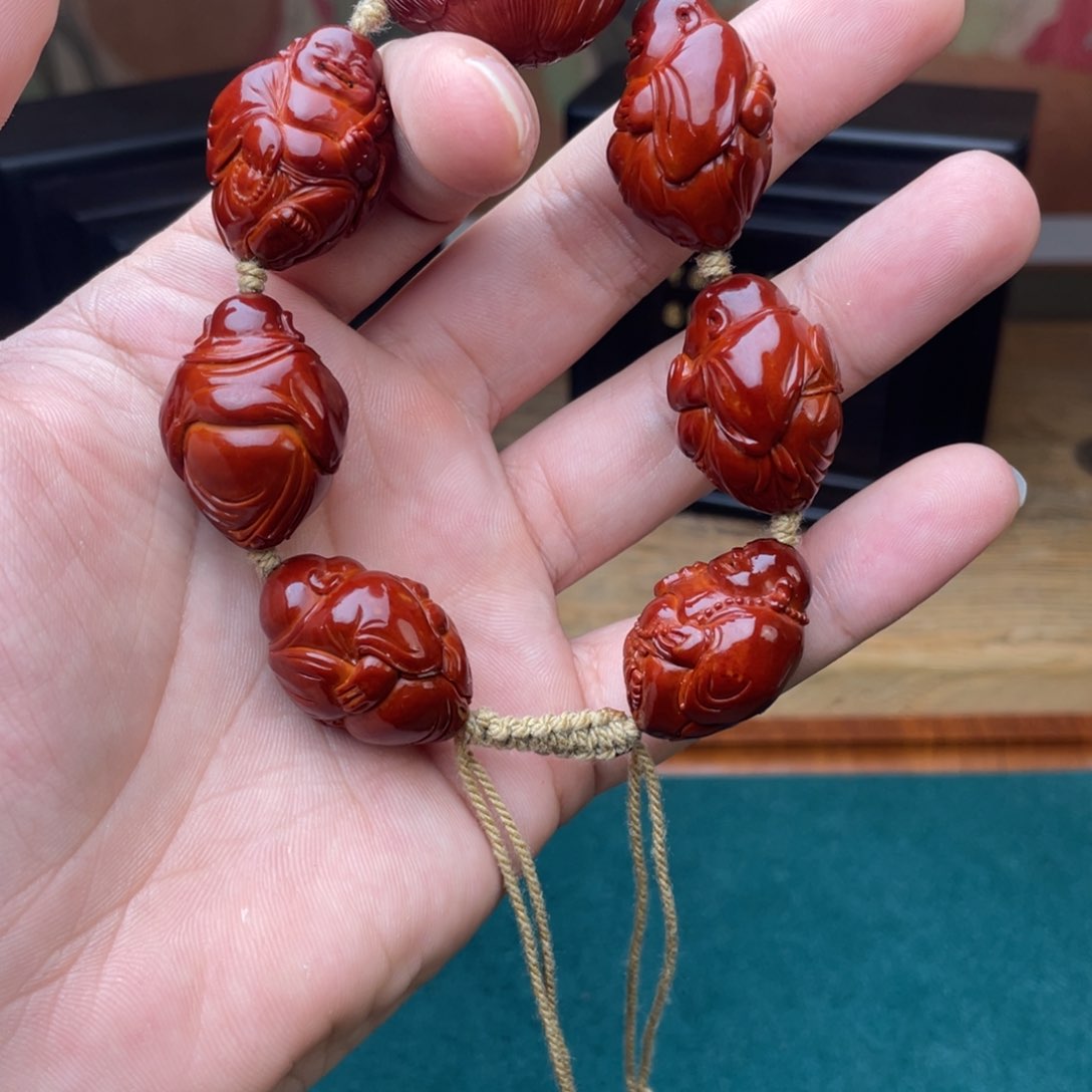 橄榄核手串弥勒2.1表弟回血