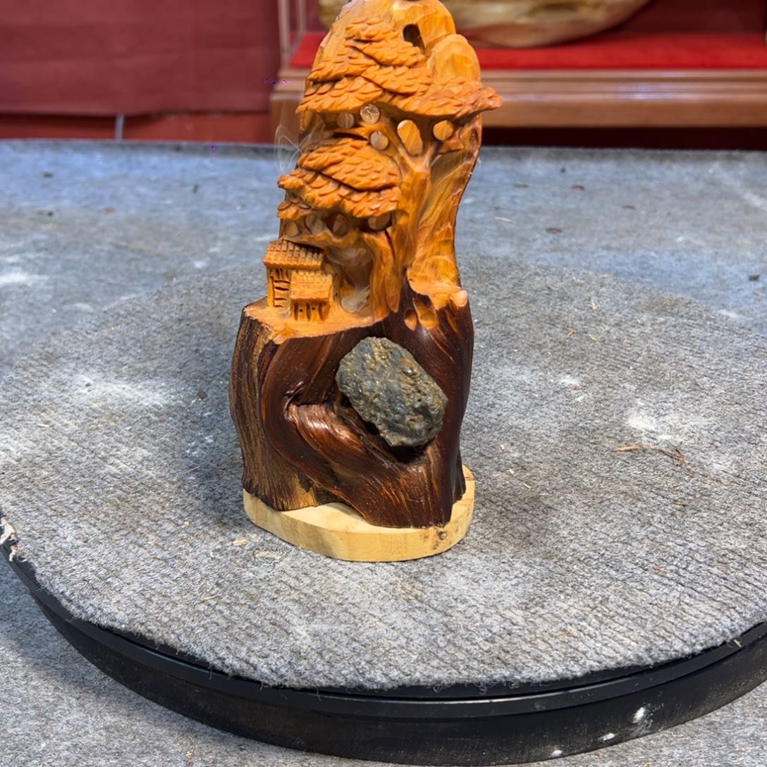 柏木（崖柏）山水居家摆件