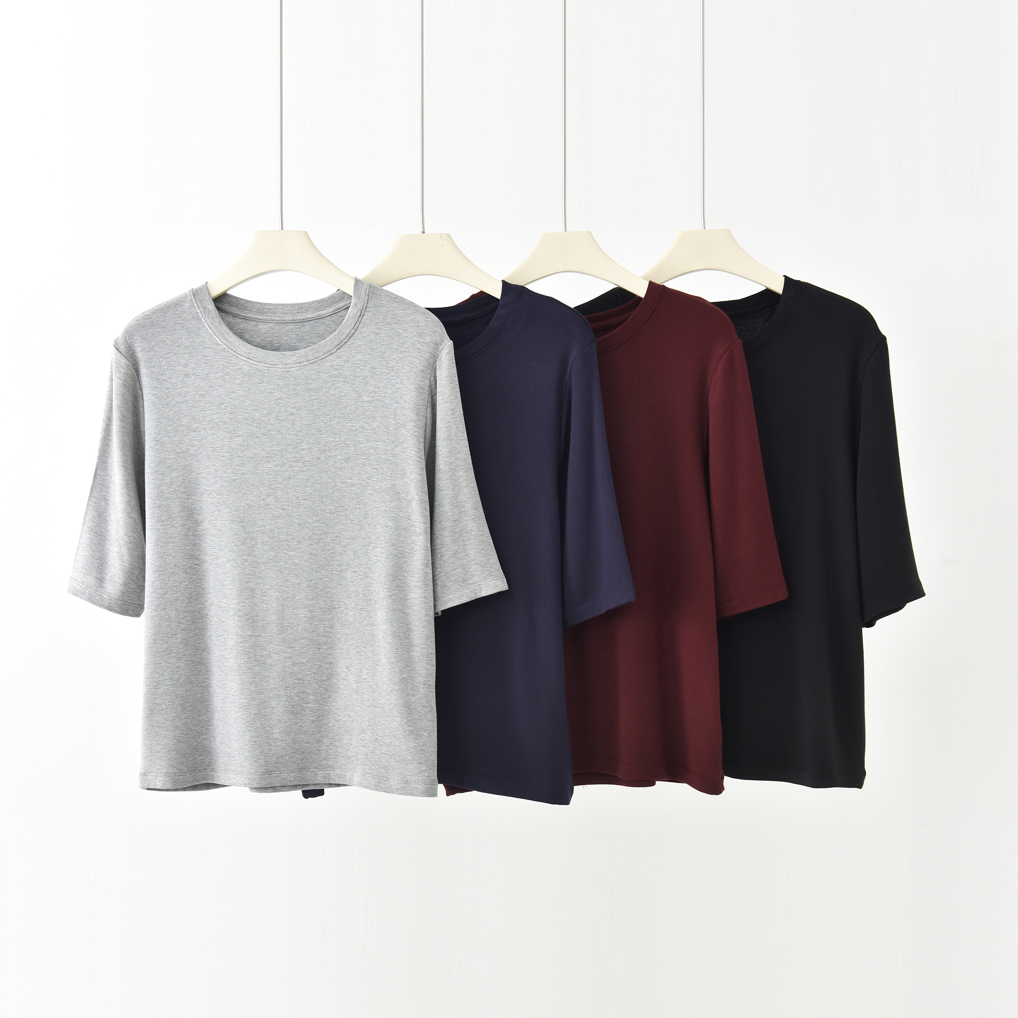 “致敬经典”小奶皮七分袖T恤MM1006