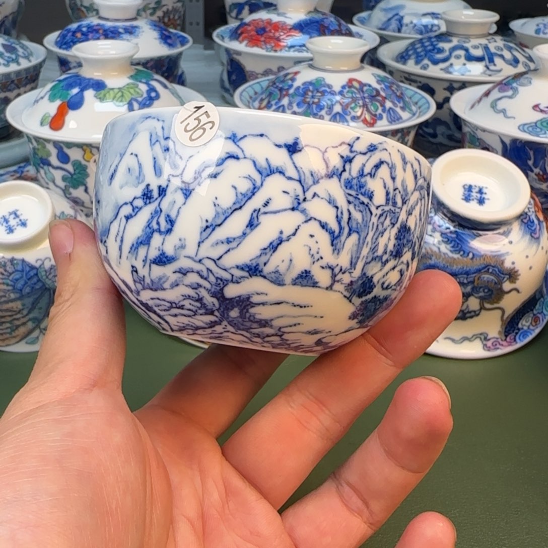 彦祖纯手工手绘茶具156