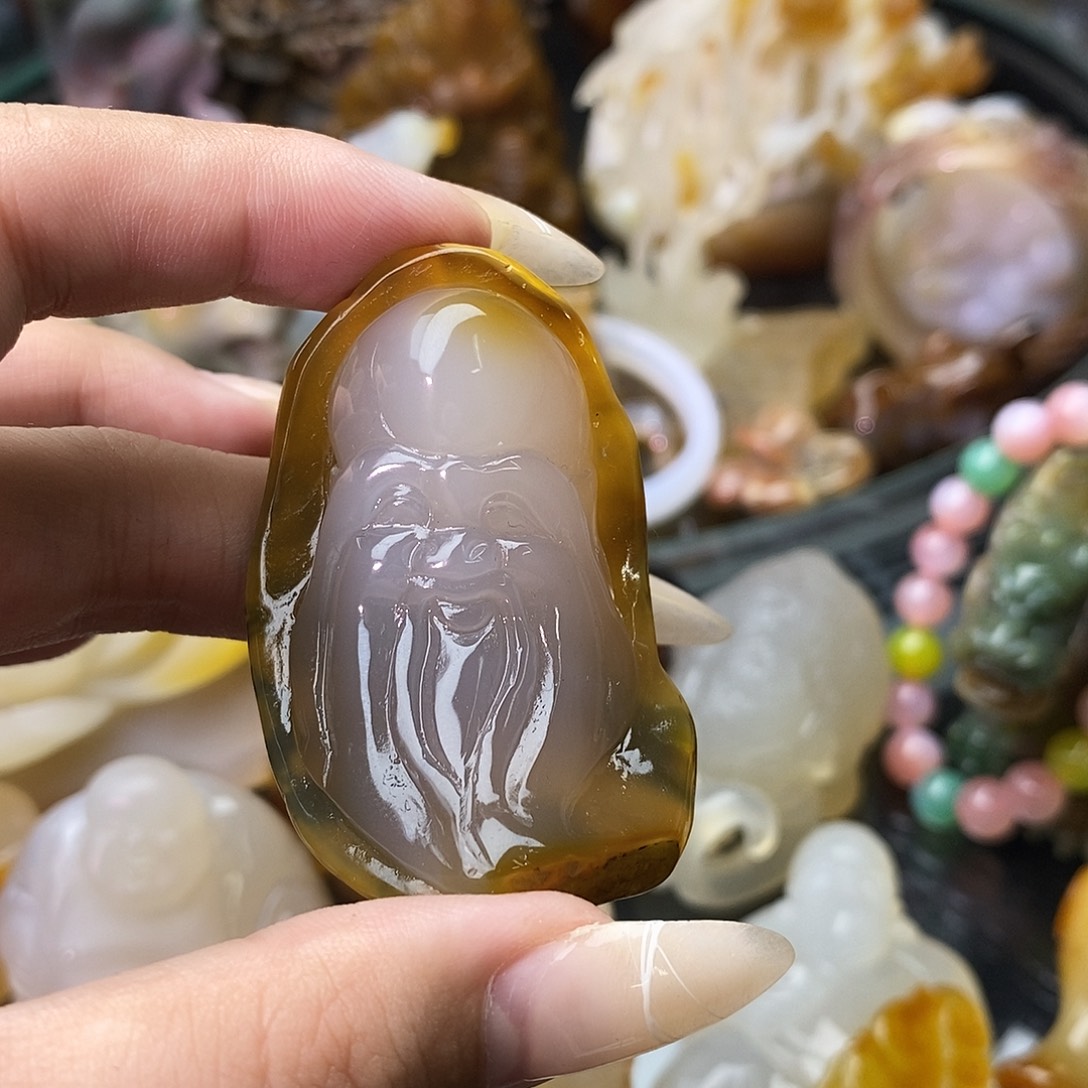 玛瑙/玉髓未镶嵌颈饰