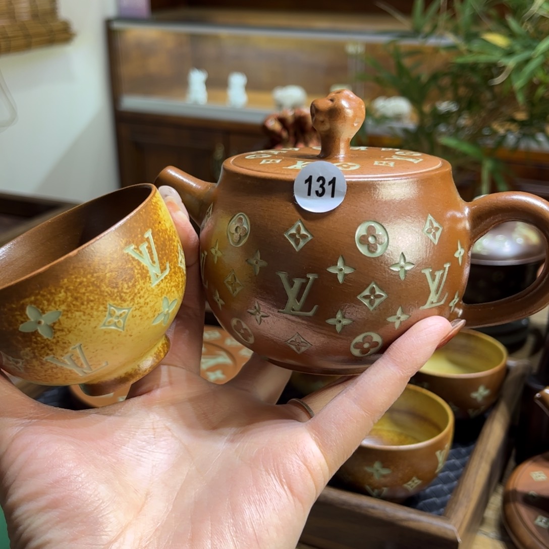 じ****草木灰老花壶 杯子