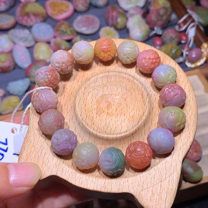 玛瑙/玉髓未镶嵌手链盐源玛瑙