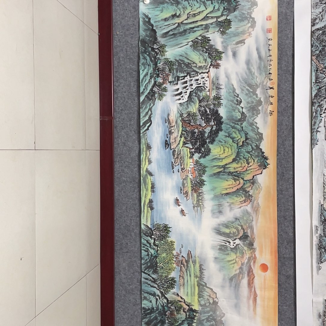 国画小六尺178.69画芯 捡漏 尹逊民老师