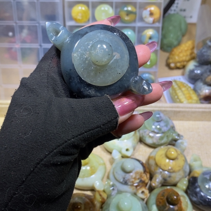 【闪购商品】蛇纹石玉颈饰未镶嵌22