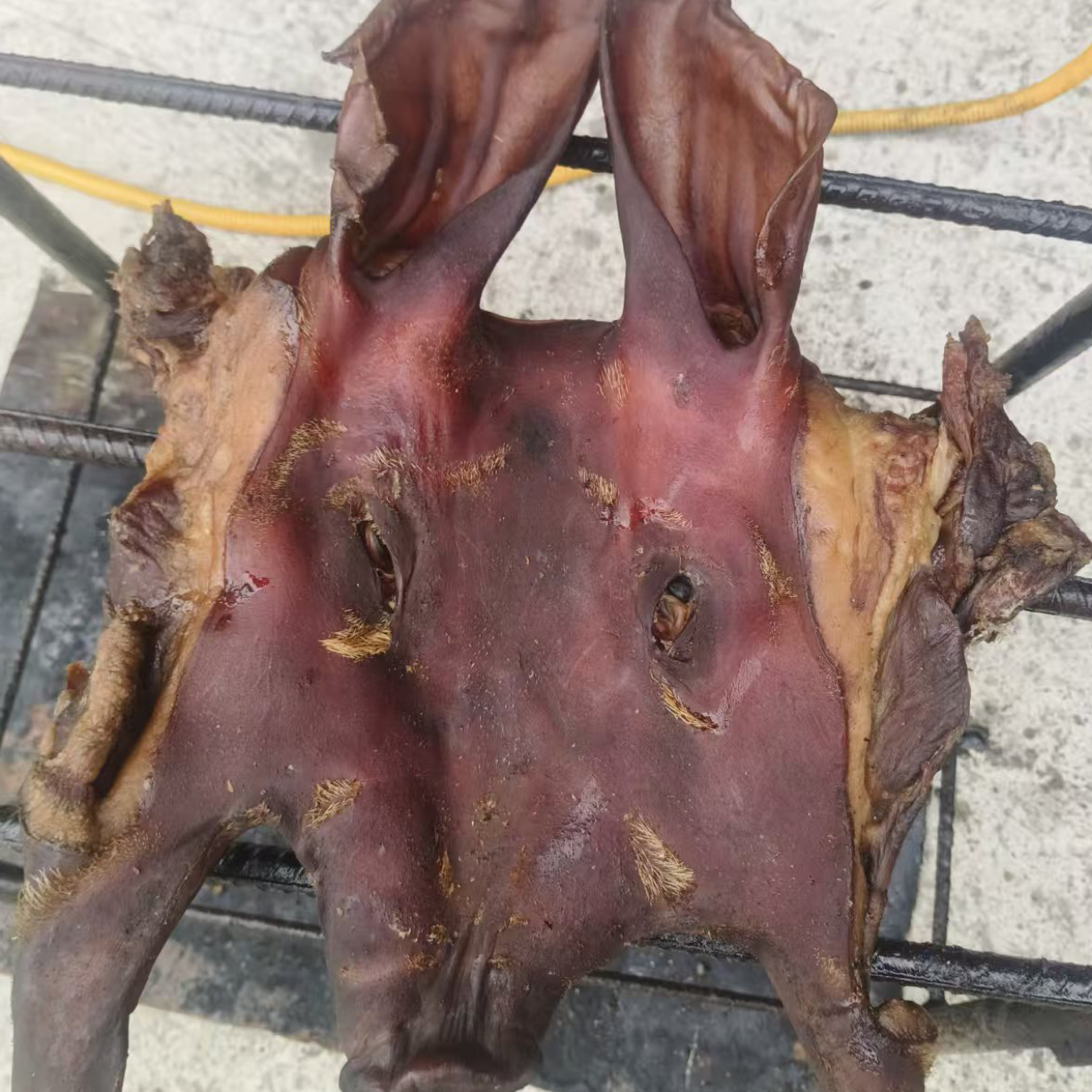 【腊猪头不带骨现称】湖北恩施高山柴火腊猪头传统工艺无骨腊猪头