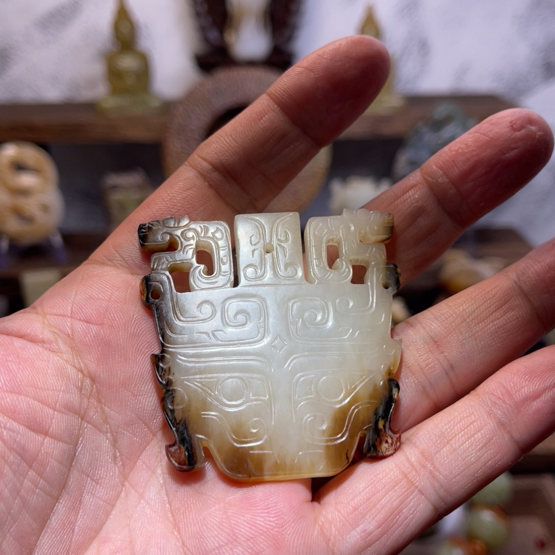 和田玉挂件未镶嵌蘋