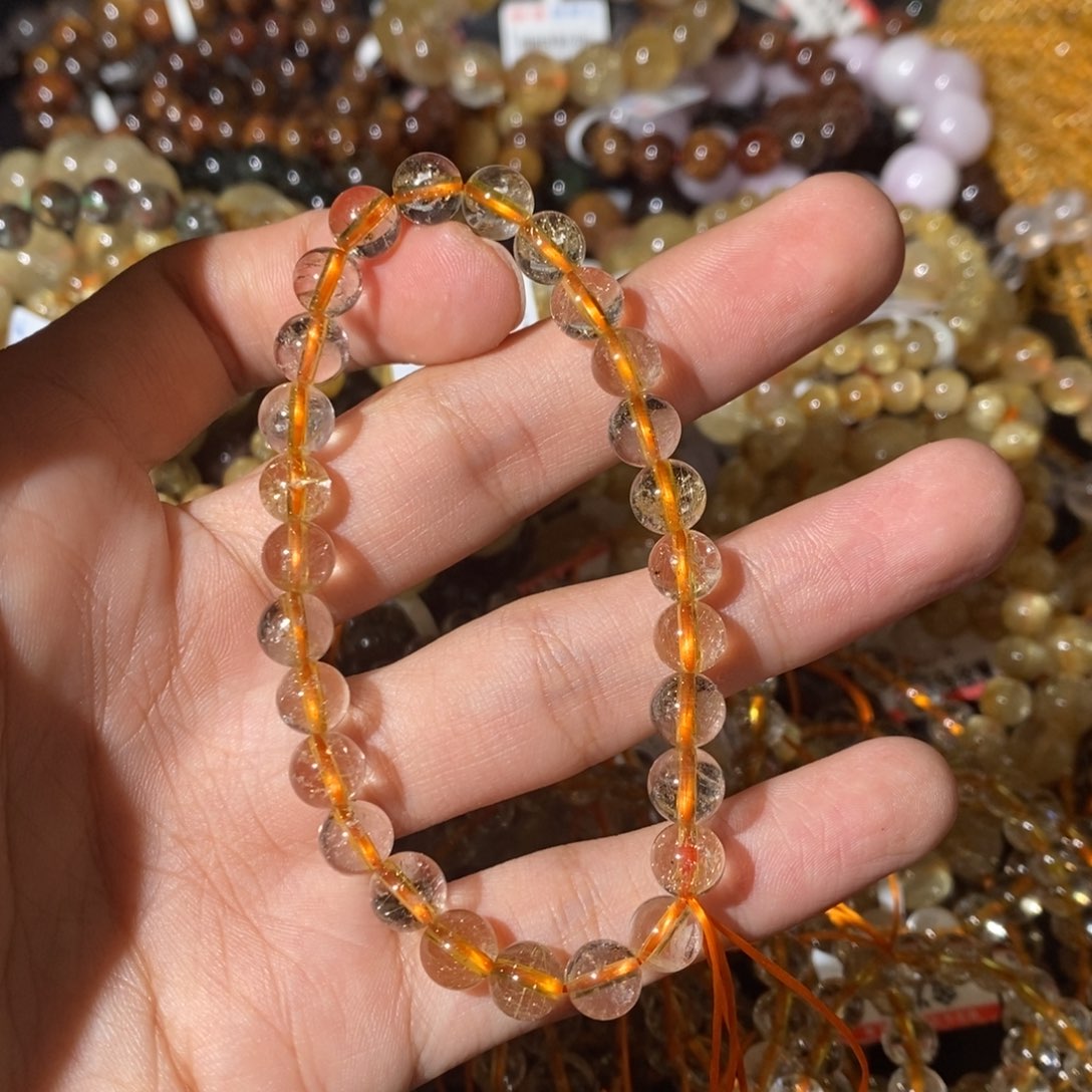 水晶手链未镶嵌荞****我我