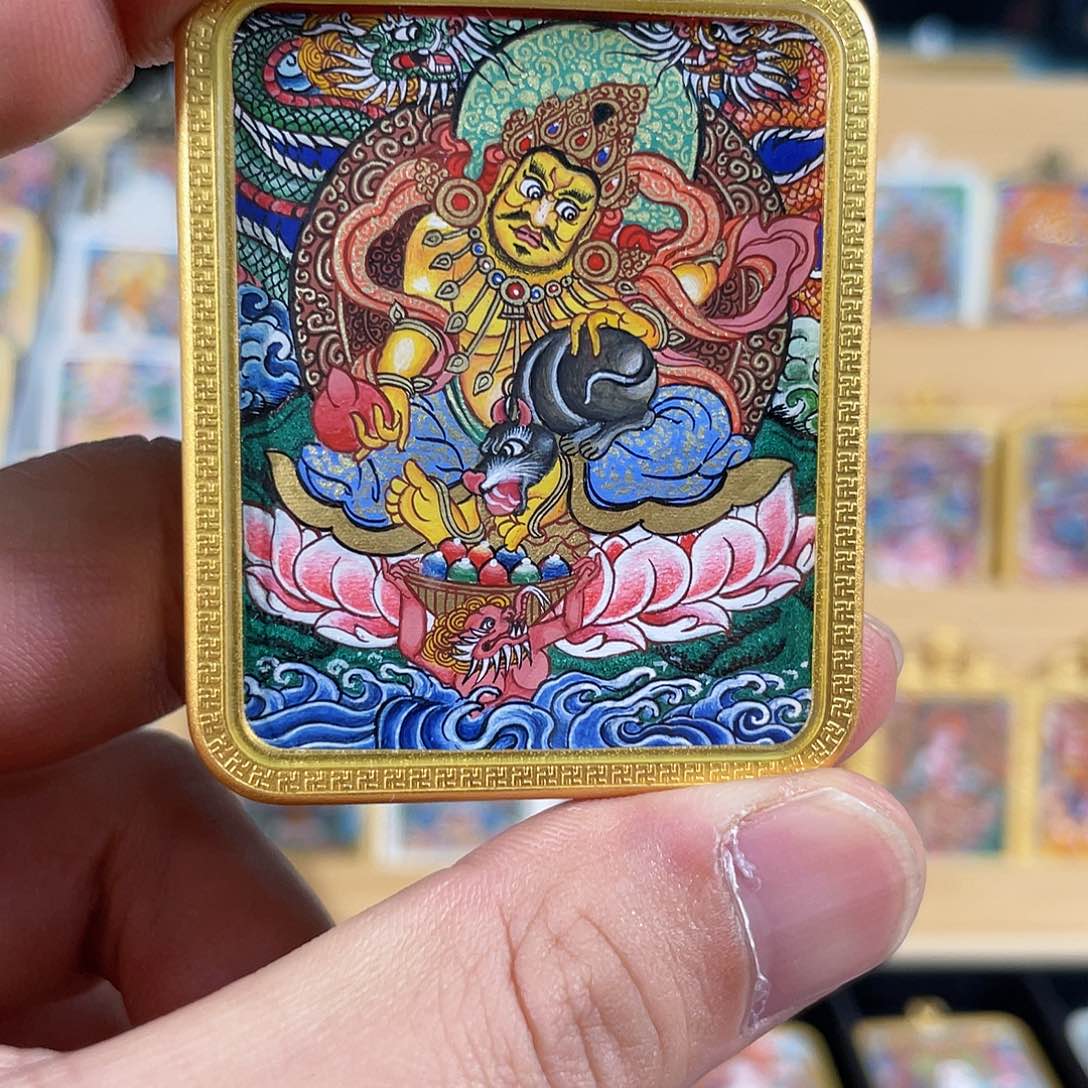 吊坠久*…热贡唐卡艺术非遗文化