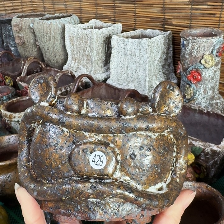 内口8高8粗陶手工制作