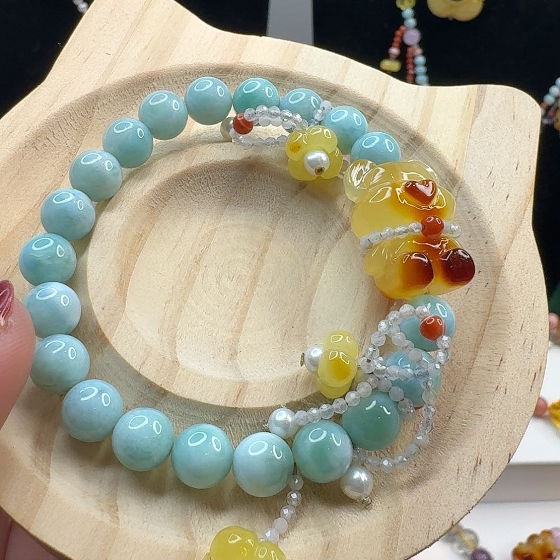 琥珀手链未镶嵌琥珀手串