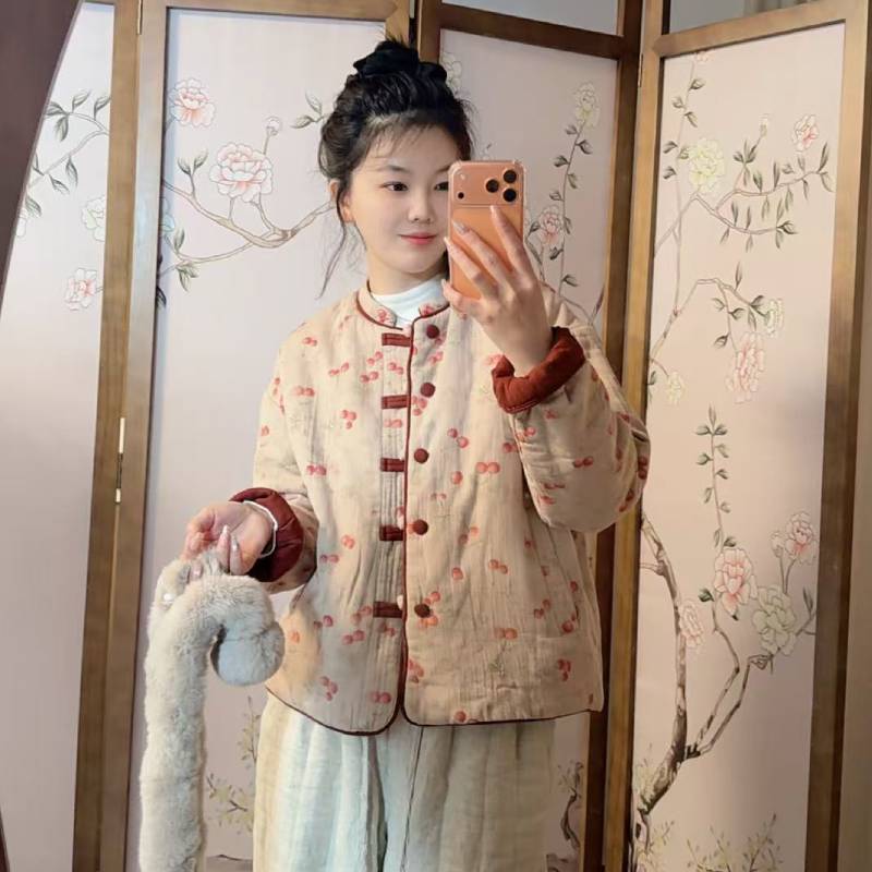 均码{501到600编号}秋季棉系列款多款女装高端国风系列女12-28