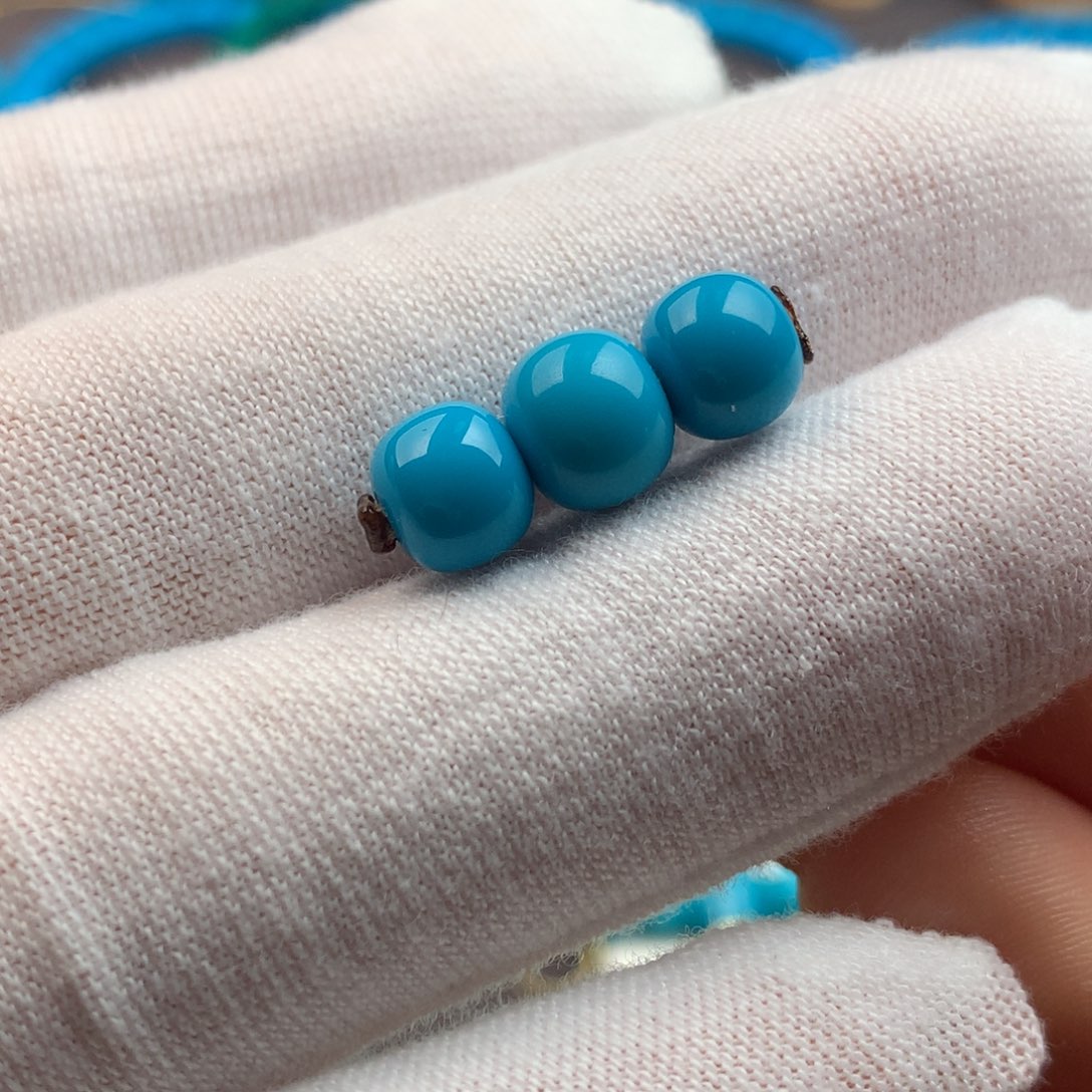 绿松石未镶嵌绿松石6+7mm