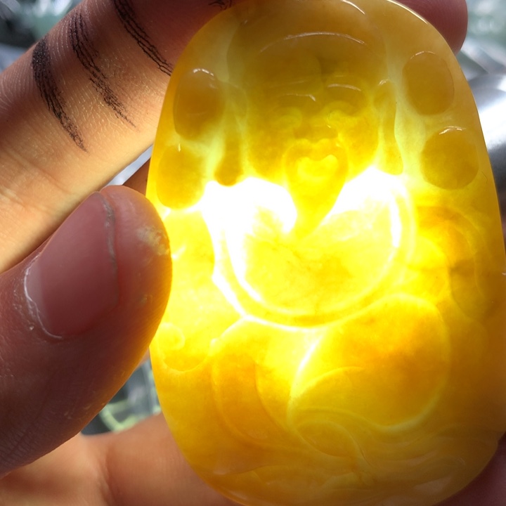 翡翠未镶嵌颈饰保真天然a货翡翠